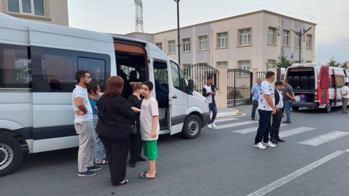 Füzuli şəhərinə daha 23 ailə yola salındı