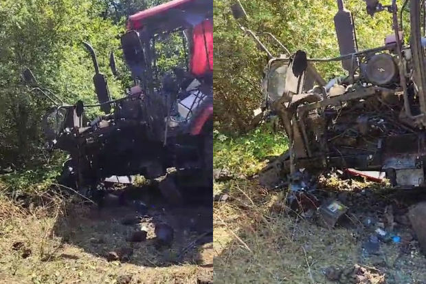 Xocalıda traktorun minaya düşməsi nəticəsində xəsarət alan şəxsin vəziyyəti açıqlanıb