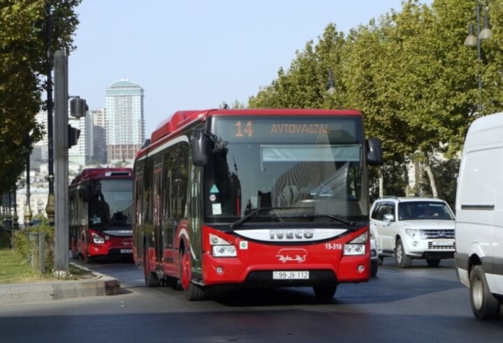 Bakının bu yollarında sıxlıq var -