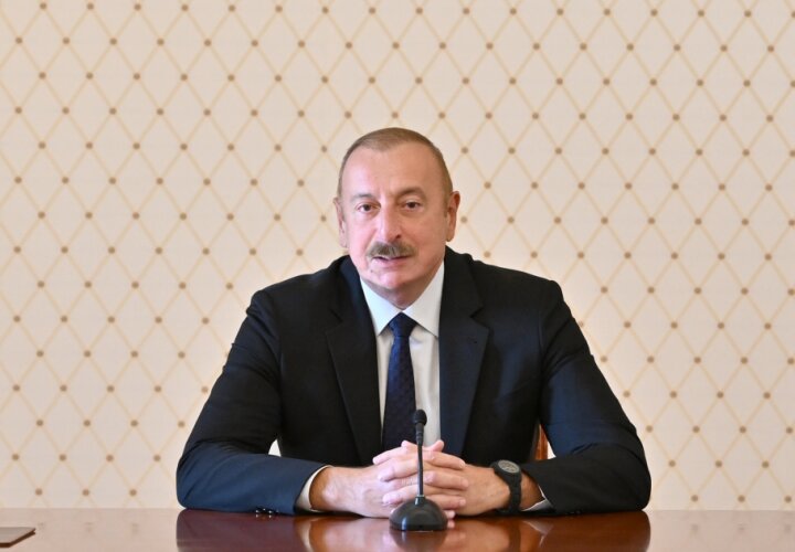 Azərbaycan Prezidenti: "Şimali Kiprin bayrağı da bizim tədbirdə dalğalanmalıdır və dalğalanacaq"