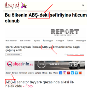 Azərbaycanın tanınmış saytlarında “ABŞ problemi” -