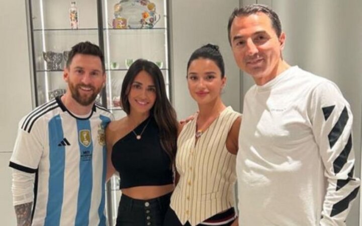 Messi azərbaycanlı iş adamı ilə paylaşım edib -