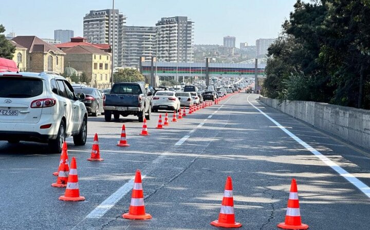 Bakı-Sumqayıt şosesində avtobus zolağı təşkil edilir -