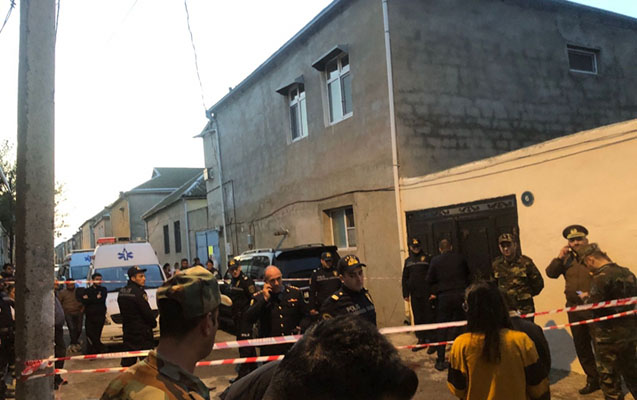 Sumqayıtda evə silahlı hücum -