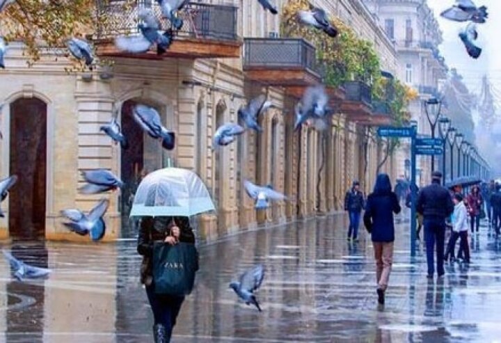 Sabah Bakıya yağış, sulu qar yağacaq