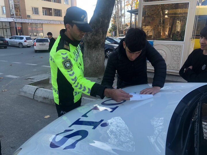 DYP yol-nəqliyyat hadisələrinin qarşısını almaq məqsədilə tədbirlər keçirir