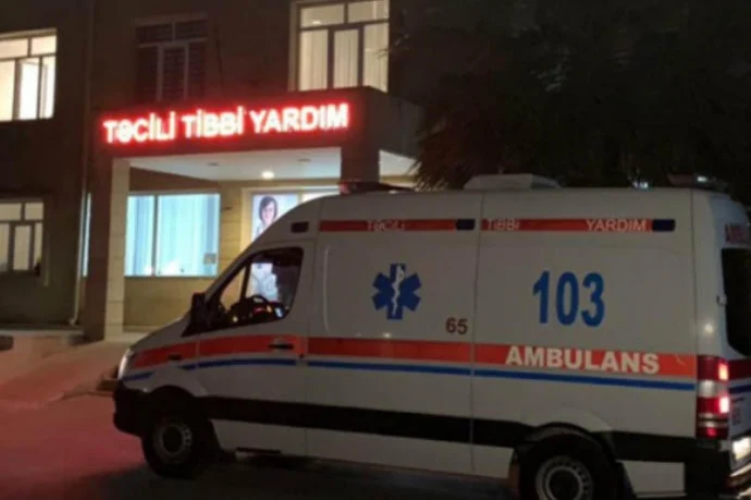 Bakıda binanın lifti qırıldı –
