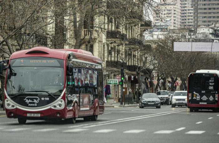 Bakıda 2 marşrut xəttində avtobusların hərəkət sxemi müvəqqəti dəyişdirilib