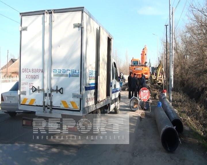 Kürdəmirə içməli suyun verilişi bərpa olunub -