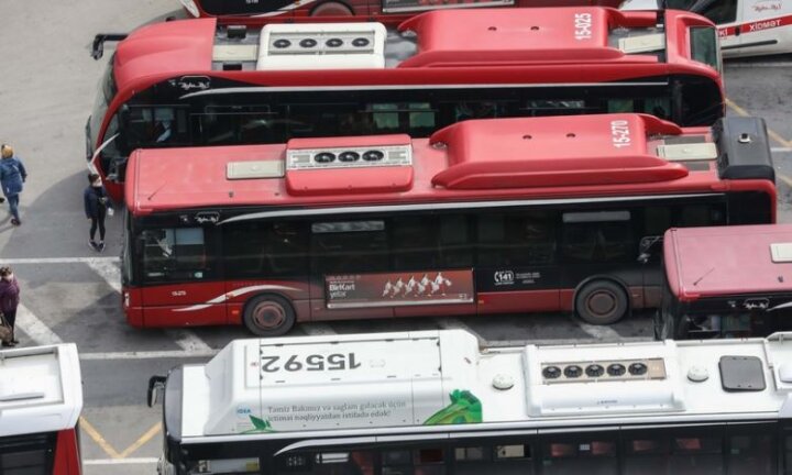 "28 May"dan hər gün 13 müxtəlif marşrut üzrə 1 237 avtobus keçir" -