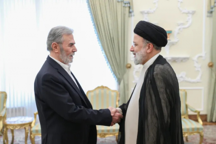 İran Prezidenti "Fələstin İslam Cihadı"nın lideri ilə görüşdü