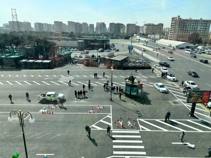 “Gənclik” metrostansiyasının yanında yeni nəqliyyat mübadilə mərkəzi yaradılıb