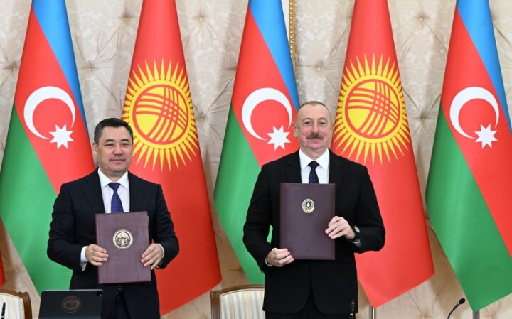 Azərbaycanla Qırğızıstan arasında 18 sənəd imzalanıb