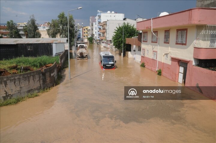Türkiyədə böyük bir şəhər su altında qaldı
