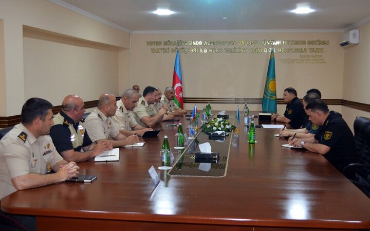 Qazaxıstan Hərbi Polis Baş İdarəsinin nümayəndələri Azərbaycanda səfərdədir