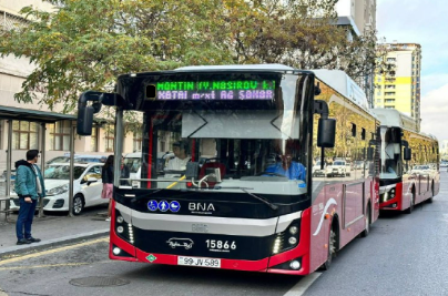 Bakıda 5 avtobus marşrutunun hərəkət istiqaməti dəyişdirilir