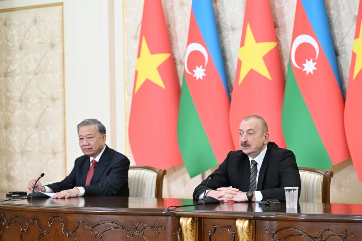 Azərbaycanın və Vyetnamın dövlət başçıları