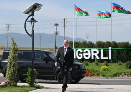 Prezident İlham Əliyevin Ağdam səfəri -