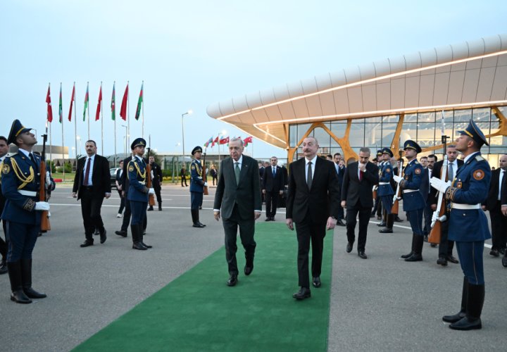 Rəcəb Tayyib Ərdoğanın Azərbaycana səfəri başa çatdı