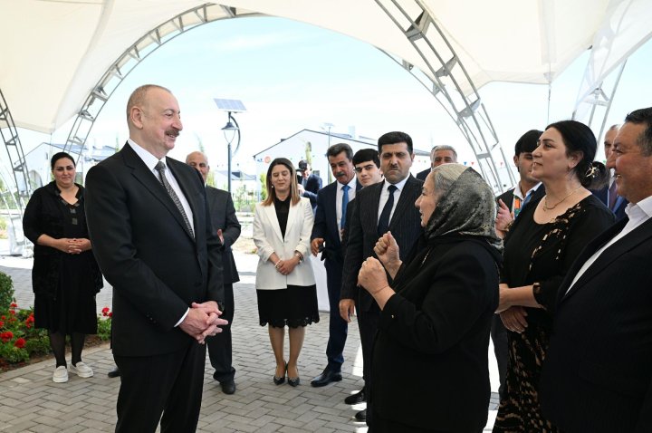 İlham Əliyev Ağdamda...
