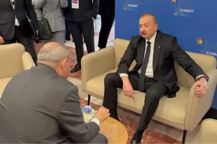 İlham Əliyevin Tiranada Nikol Paşinyanla qısa görüşü olub -