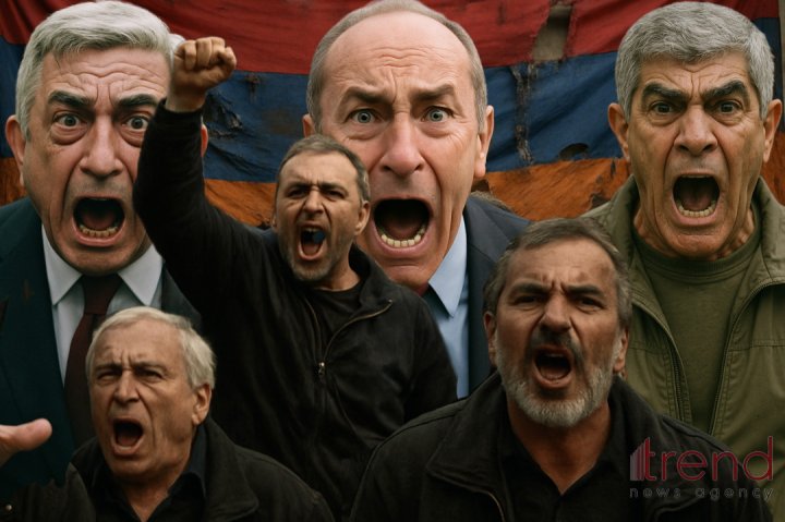 Ermənilər odla oynayır: