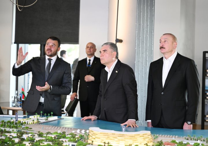 Azərbaycan Prezidenti və Türkmənistan Xalq Məsləhətinin sədri “Sea Breeze”də olublar