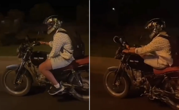 Bakıda motosikletlə avtoxuliqanlıq edən qadın həbs edildi