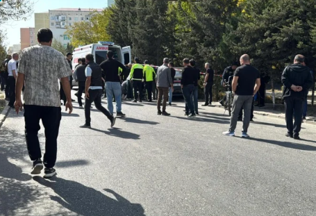Sumqayıtda sürücü sükan arxasında keçindi: