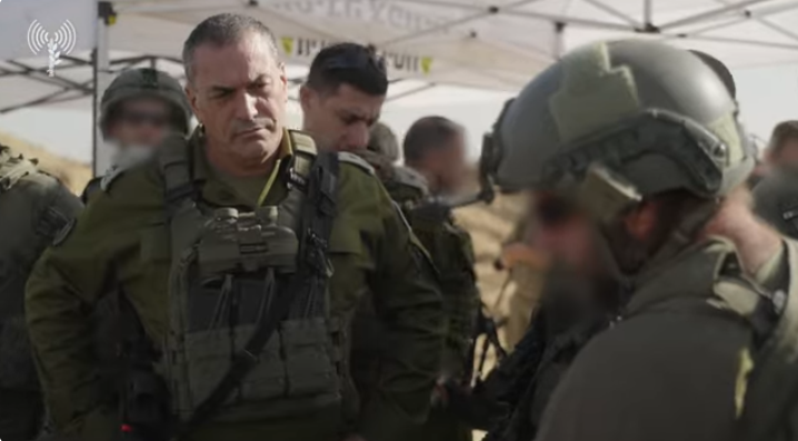 İsrailin Baş Qərargah rəisi Qəzzaya gedib -