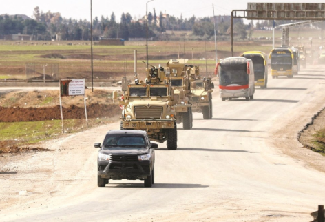 ABŞ qoşunlarını Suriyada kürd qüvvələrinin nəzarətindəki hərbi bazadan çıxarır