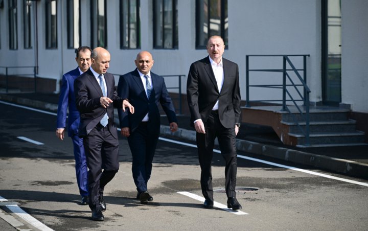 Prezident Lənkəran Dövlət Peşə Təhsil Mərkəzinin açılışında iştirak edib