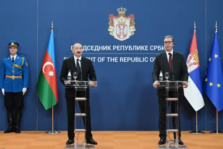 Azərbaycan və Serbiya prezidentləri Belqradda