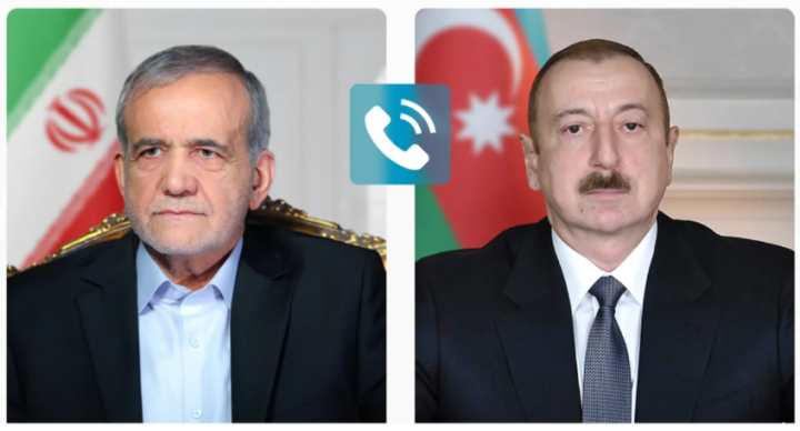 Məsud Pezeşkian İlham Əliyevə zəng etdi