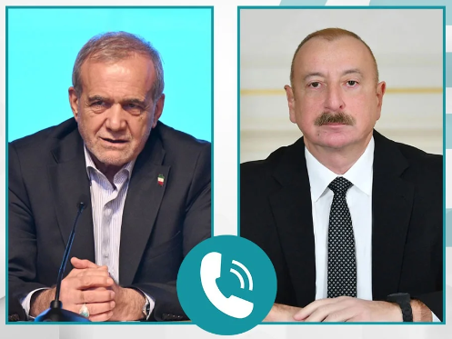 MƏSUD PEZEŞKİAN İLHAM ƏLİYEVƏ ZƏNG ETDİ