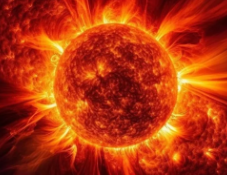 Günəşdə güclü partlayış baş verib