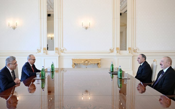 İlham Əliyev Türkiyə Ali Məhkəməsinin Baş prokurorunu qəbul edib