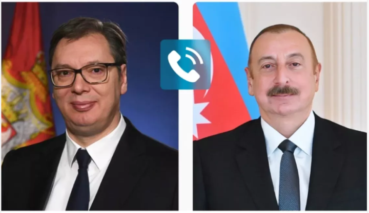 SERBİYA PREZİDENTİ İLHAM ƏLİYEVƏ ZƏNG ETDİ