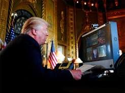 Tramp sosial şəbəkədə bir saat ərzində 32 paylaşım edib