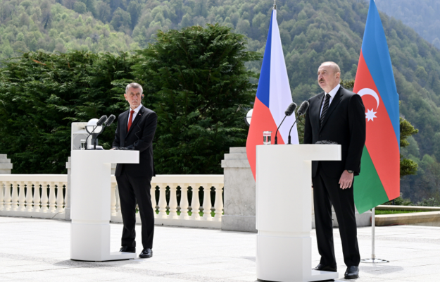 Azərbaycan Prezidenti və Çexiyanın Baş naziri