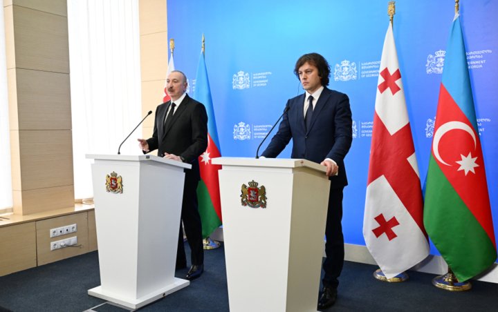 Azərbaycan Prezidenti və Gürcüstanın Baş naziri