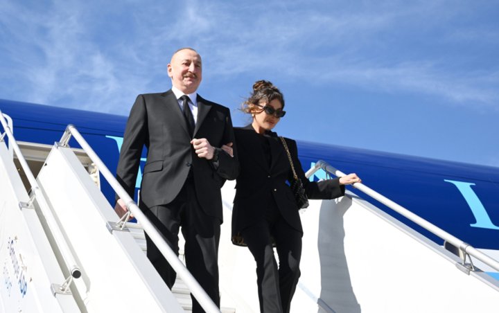 İlham Əliyev Gürcüstana dövlət səfərinə gedib -