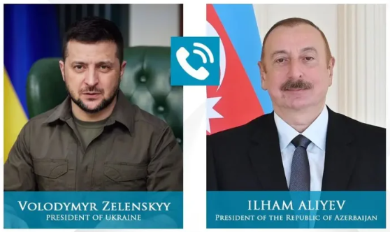VOLODİMİR ZELENSKİ İLHAM ƏLİYEVƏ ZƏNG EDİB