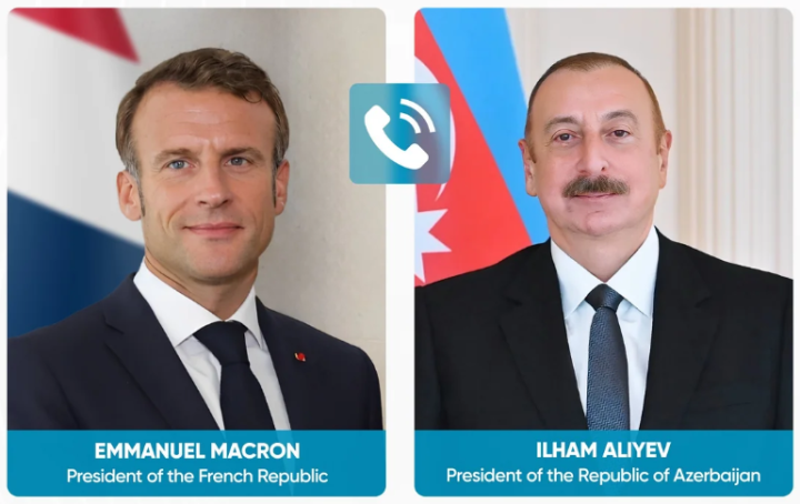 FRANSA PREZİDENTİ İLHAM ƏLİYEVƏ ZƏNG ETDİ