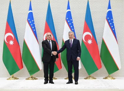 Əli Əsədov Özbəkistan Prezidenti ilə görüşüb -