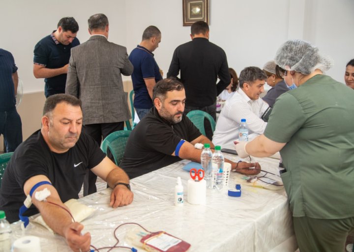 Aşura günü ilə bağlı qanvermə aksiyası başa çatıb: