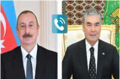 İlham Əliyevlə Qurbanqulu Berdiməhəmmədov arasında telefon danışığı olub