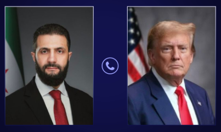 Əl Şaraa Trampla Suriyanın yenidən qurulmasını və Yaxın Şərqdəki vəziyyəti müzakirə edib