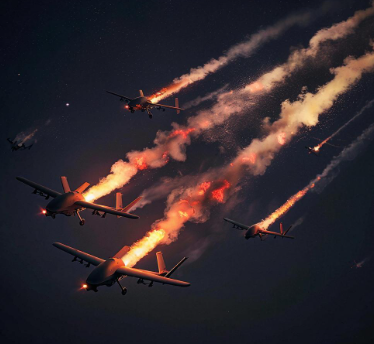 Rusiya səmasında gecə 362 dron vurulub