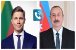 Litvanın Baş naziri İlham Əliyevə zəng edib